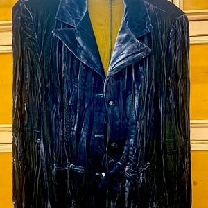 crushed Velour blazer
